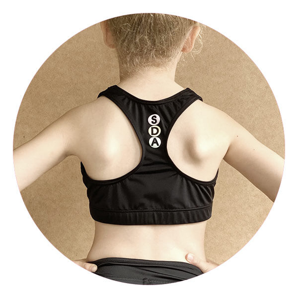 SDA Crop Top Back SDA Crop Top Back
