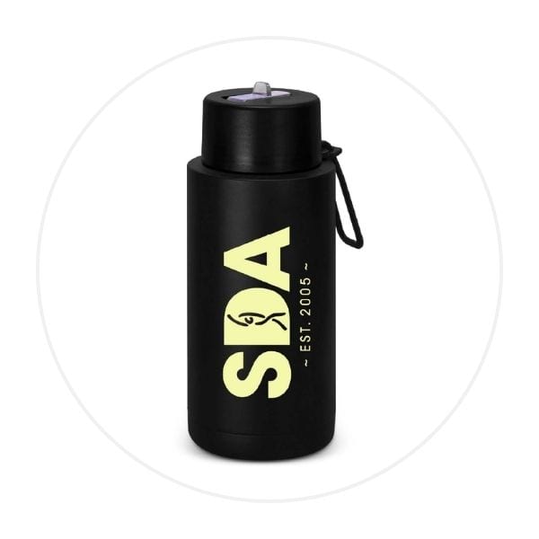 SDA Black Branded Waterbottle