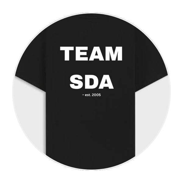 SDA Team Black Tshirt