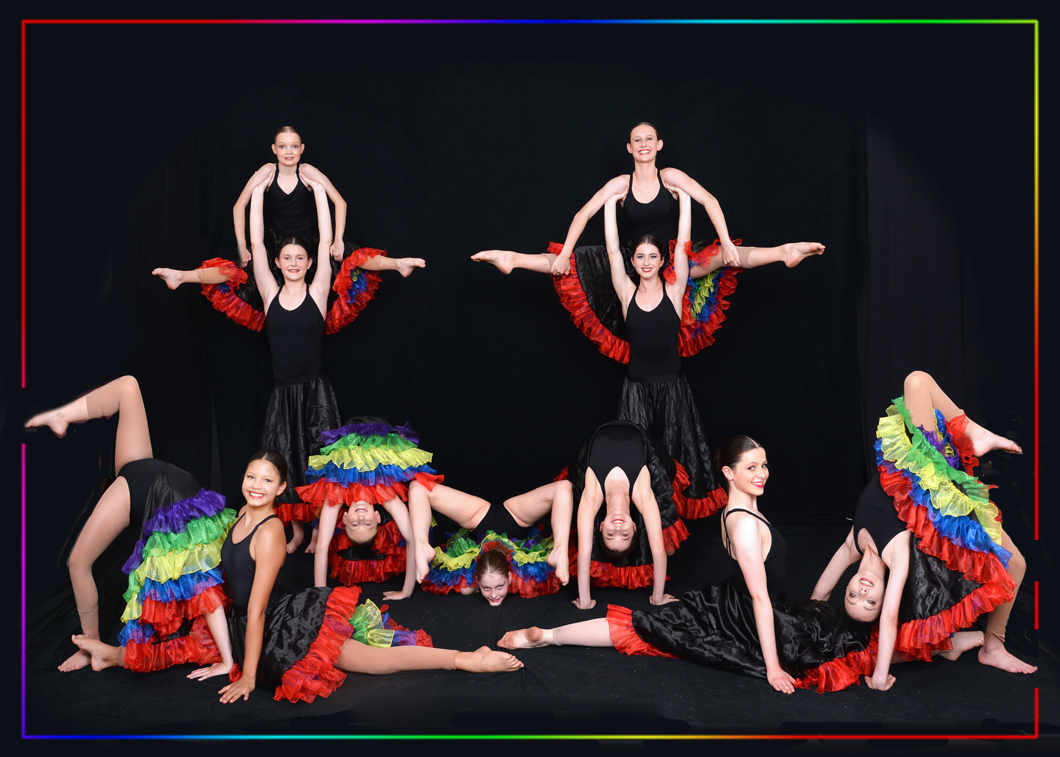 Can Can - Lv 3 Acrobatics 2023 - Photo taken by Tom Baker Photographics